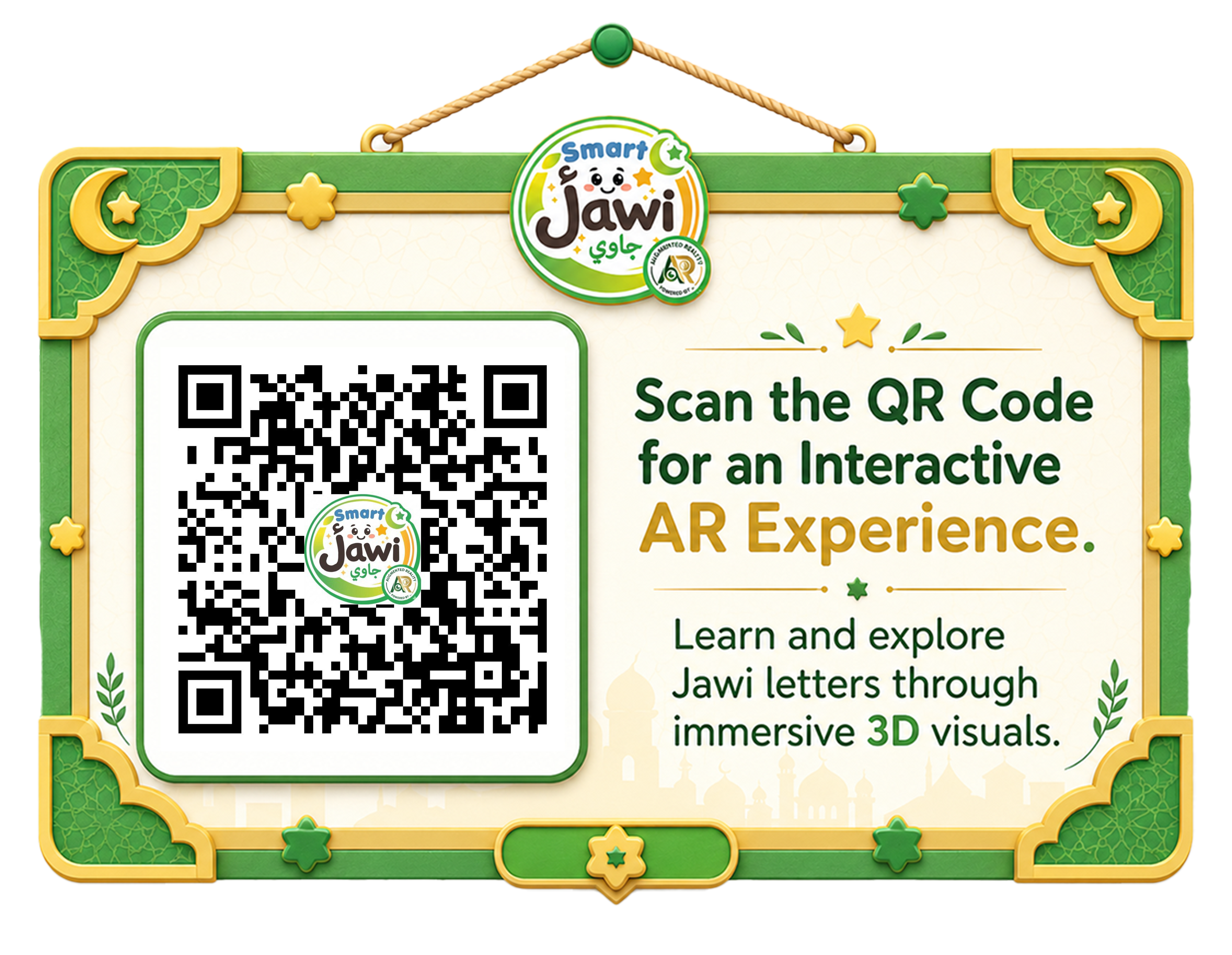 Scan the QR Code for an Interactive AR Experience